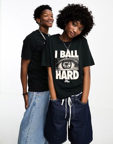 I Ball Hard - T-shirt en tissu Dri-Fit unisexe - Nike Basketball - Modalova