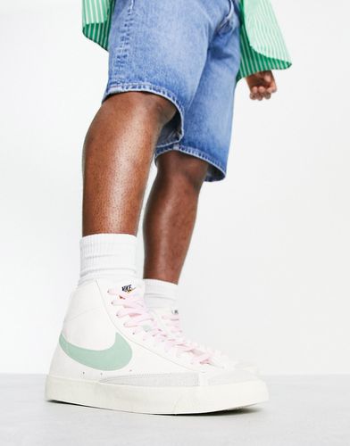 Blazer {0} Premium - Baskets mi-hautes vintage - Voile et vert émeraude - Nike - Modalova
