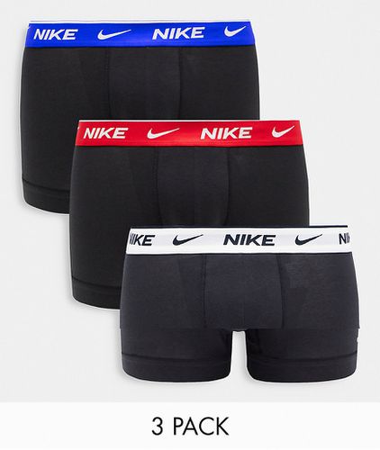 Lot de 3 boxers à taille contrastante - et bleu/rouge/blanc - Nike - Modalova