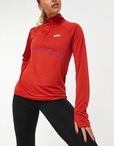 Icon Clash Pacer - Vêtement intermédiaire à demi-fermeture éclair - foncé - Nike Running - Modalova