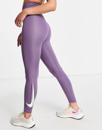 Legging 7/8 à logo virgule et en tissu à séchage rapide - Nike Running - Modalova