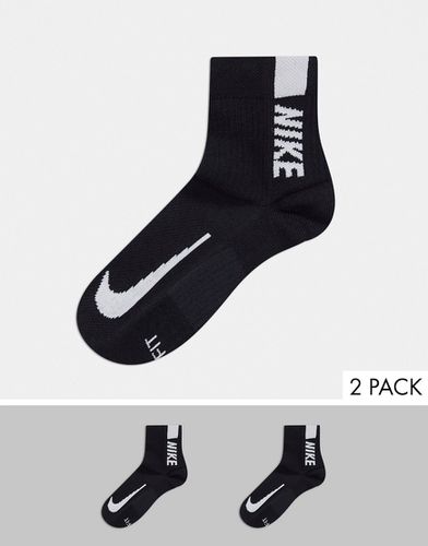 Lot de 2 paires de chaussettes à logo - Nike Running - Modalova