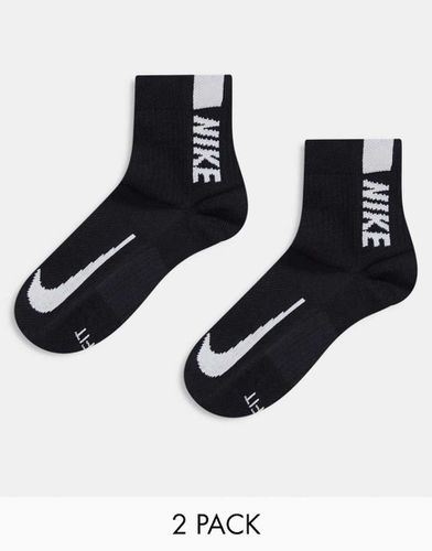 Lot de 2 paires de chaussettes à logo - Nike Running - Modalova