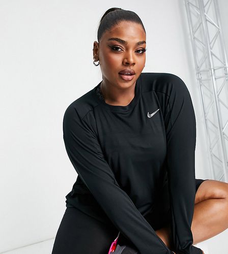 Plus - Swoosh Run - Haut couche intermédiaire ras de cou à logo au dos - Nike Running - Modalova
