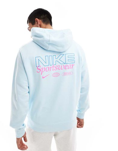 Sweat à capuche imprimé au dos - clair - Nike - Modalova