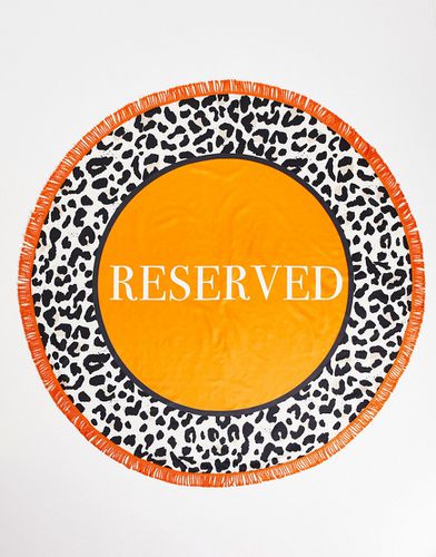 Reserved - Serviette de plage à imprimé léopard - South Beach - Modalova