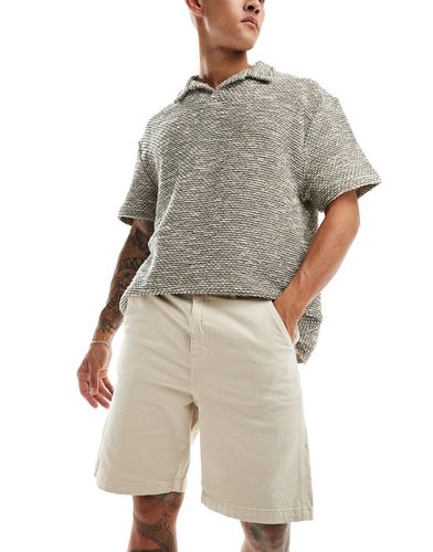 Short style charpentier ample - Taupe - Selected Homme - Modalova