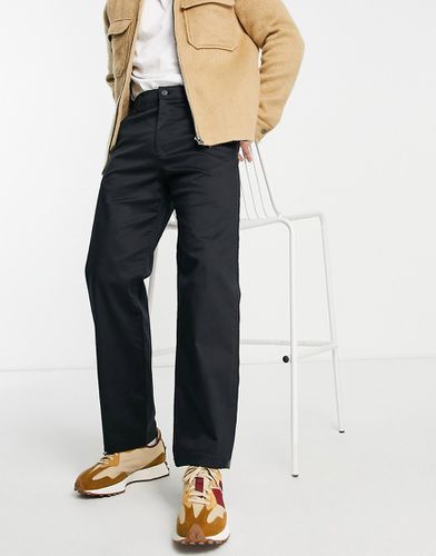 Pantalon chino ample en coton - - BLACK - Selected Homme - Modalova