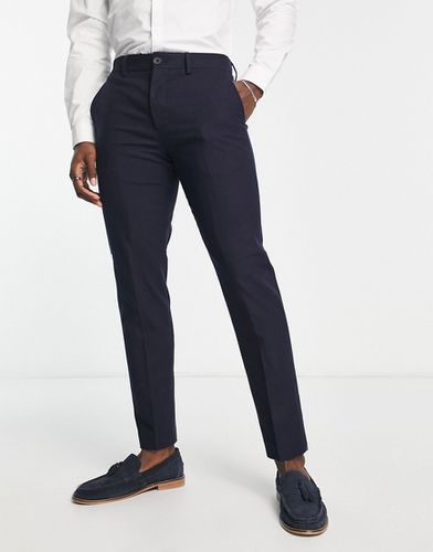 Pantalon de costume coupe slim en laine mélangée - Selected Homme - Modalova