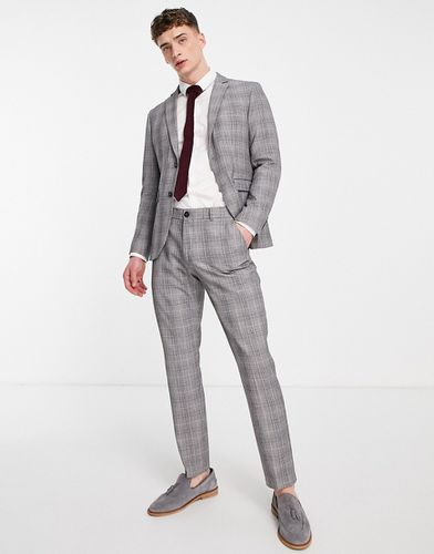 Pantalon de costume slim à carreaux - clair - Selected Homme - Modalova