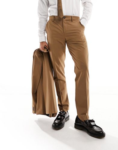 Pantalon de costume slim - Beige - Selected Homme - Modalova