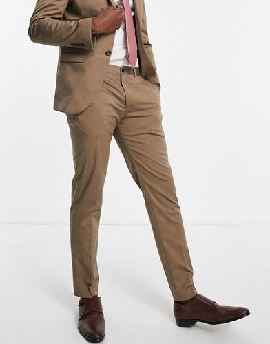 Pantalon de costume slim - Fauve - Selected Homme - Modalova