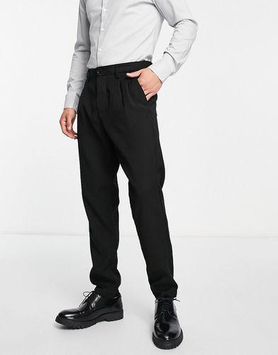 Selected Homme - Pantalon habillé coupe slim fuselé - Noir