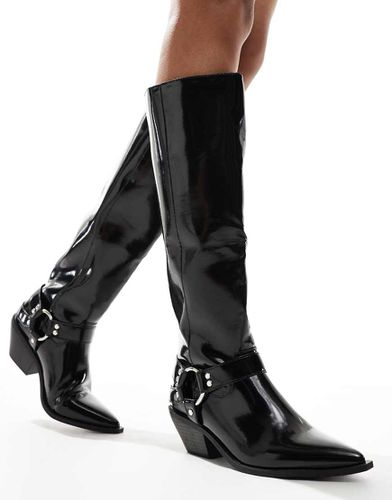 Bottes hauteur genou style western - Seqwl - Modalova