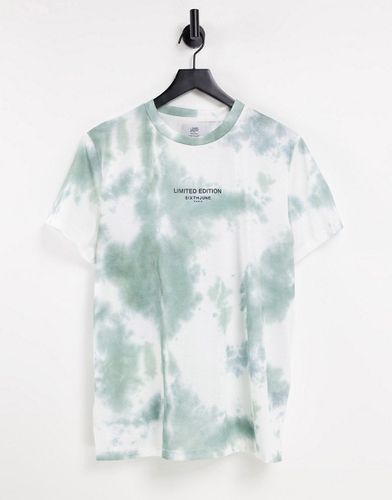 T-shirt oversize effet tie-dye - Sixth June - Modalova