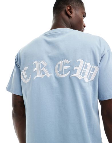 T-shirt ras de cou oversize à broderies - clair - Sixth June - Modalova