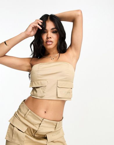 Top bandeau style cargo - Beige - Sixth June - Modalova