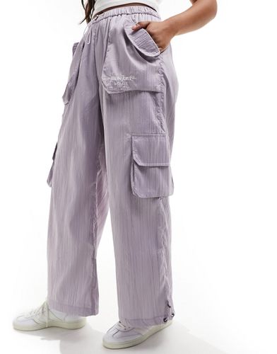 Pantalon cargo en nylon texturé - Sixth June - Modalova