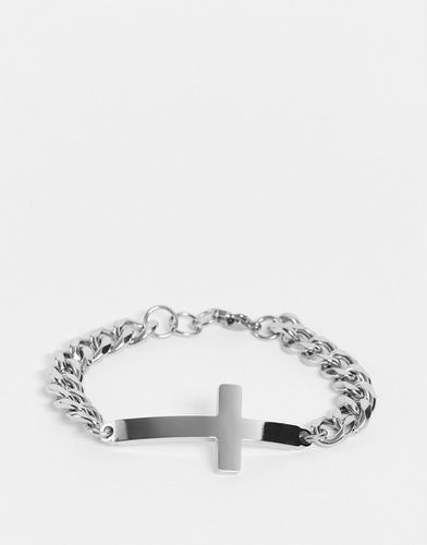 Bracelet à chaîne avec croix - Steve Madden - Modalova