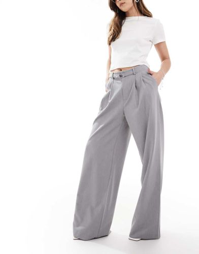 Pantalon ample et ajust avec ceinture - Stradivarius - Modalova