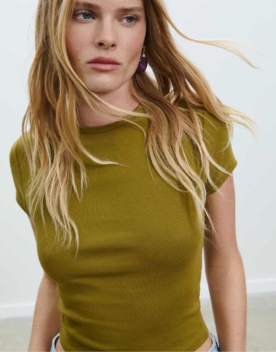 T-shirt basique ajust - Stradivarius - Modalova