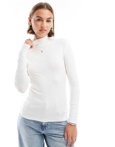 Top manches longues col montant - Stradivarius - Modalova