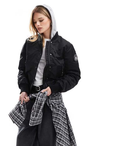 Superdry - Bomber à capuche - Noir - Superdry - Modalova