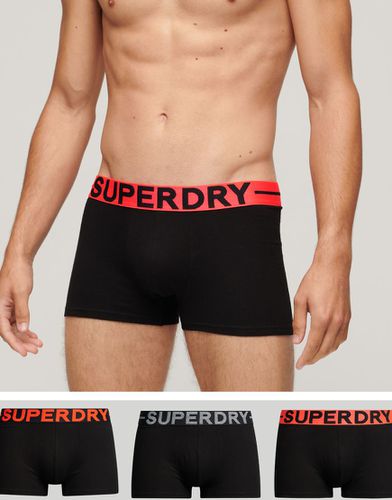 Lot de 3 boxers en coton - /orange - Superdry - Modalova