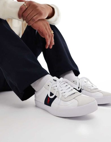 Court Vulc - Baskets en daim et cuir - et bleu marine - Polo Ralph Lauren - Modalova