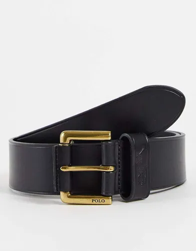 Ceinture en cuir avec logo poney - Polo Ralph Lauren - Modalova