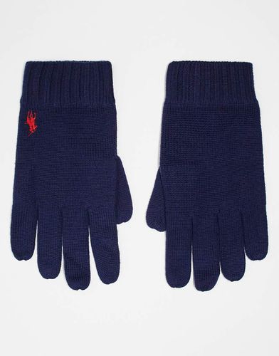 Gants en laine mérinos avec logo emblématique - Polo Ralph Lauren - Modalova