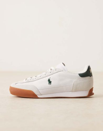 Hester - Baskets en daim et toile - et vert - Polo Ralph Lauren - Modalova