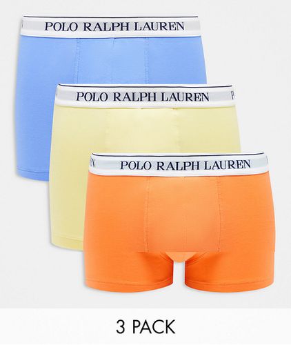 Lot de 3 boxers - Orange, bleu et - Polo Ralph Lauren - Modalova