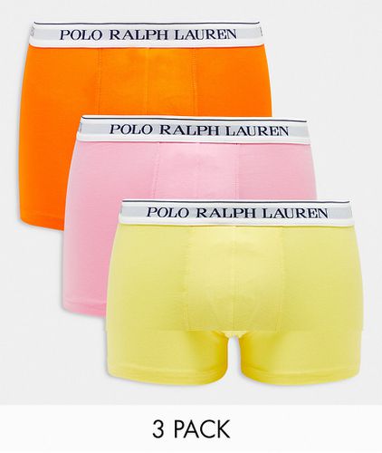 Lot de 3 boxers - Rose, et orange - Polo Ralph Lauren - Modalova