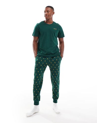 Pantalon de jogging confort avec logo sur l'ensemble - Polo Ralph Lauren - Modalova