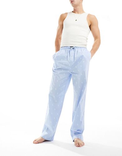 Pantalon de pyjama avec logo sur l'ensemble - clair - Polo Ralph Lauren - Modalova