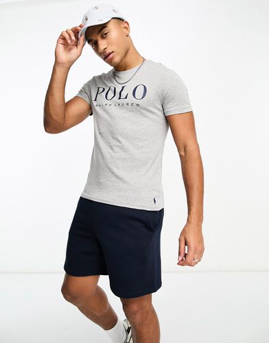 T-shirt ajusté à logo devant - chiné - Polo Ralph Lauren - Modalova