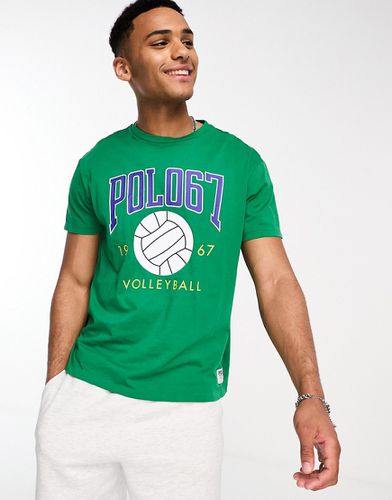 T-shirt classique oversize avec logo Volleyball rétro - moyen - Polo Ralph Lauren - Modalova