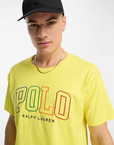 T-shirt oversize à logo multicolore - Polo Ralph Lauren - Modalova