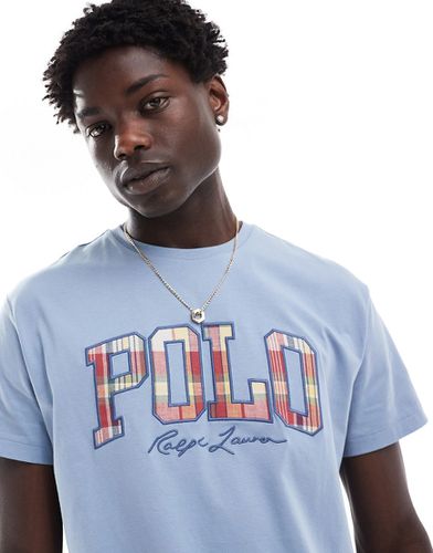 T-shirt oversize classique avec logo à carreaux - clair - Polo Ralph Lauren - Modalova