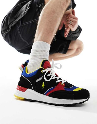 Trackster 200 - Baskets à logo - Bleu, rouge et - Polo Ralph Lauren - Modalova