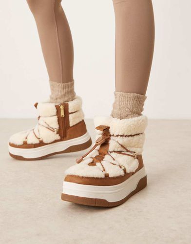 Janie - Chaussures après-ski basses - Beige - Pajar - Modalova