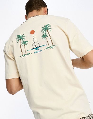 Away - T-shirt imprimé au dos - Beige - Parlez - Modalova