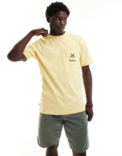 T-shirt en coton à manches courtes et broderie logo - pâle - Parlez - Modalova