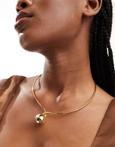 Collier ras de cou en acier inoxydable étanche avec boule - Petit Moments - Modalova