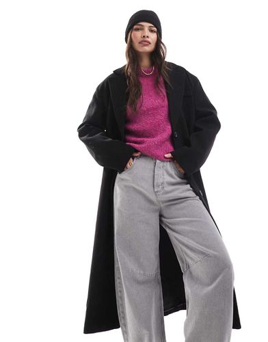 Manteau oversize long ajusté - Pieces - Modalova