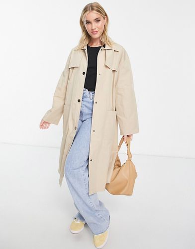 Sonni - Trench long - Beige - Pieces - Modalova