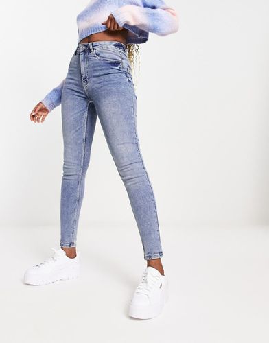 Jean skinny taille haute - Bleu - Pimkie - Modalova