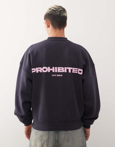 Pull oversize coupe carre  logo - Prohibited - Modalova