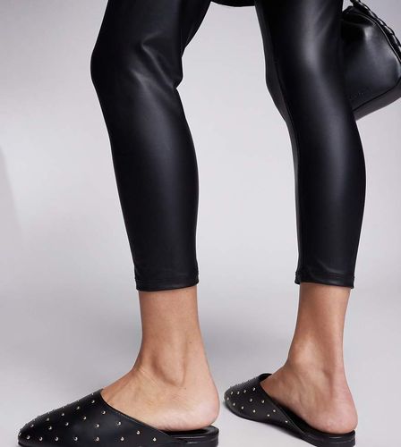 Camille - Mules plates avec clous - Public Desire Wide Fit - Modalova